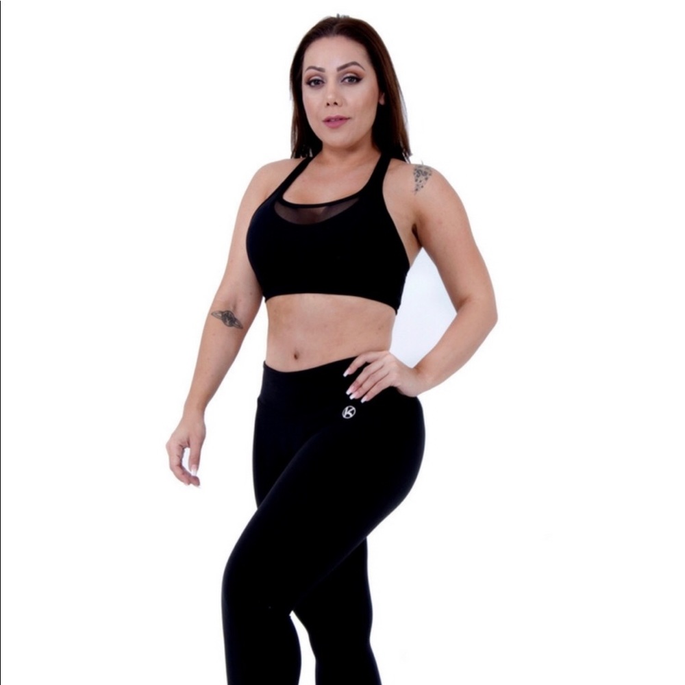 Classic Black Leggings & Sport Bras